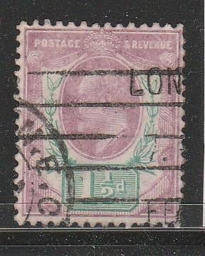 Engeland 1902 - Edward VII, Postzegels en Munten, Postzegels | Europa | UK, Ophalen, Gestempeld