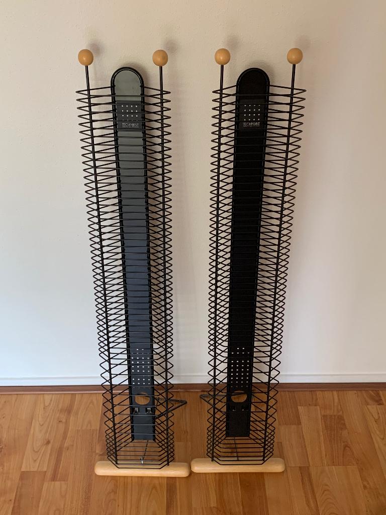 Cd rekken (2 stuks) - Techpoint, Ophalen, Gebruikt, Metaal, 25 tot 75 discs