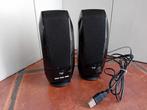 Logitech 2.0 USB Speakers - Zwart, Ophalen, Gebruikt, Audiokanaal 2, Logitech