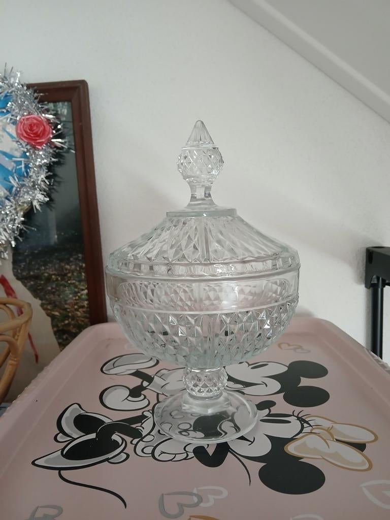 Glas waren, snoep potten, taart platteau's snack schalen etc, Ophalen, Zo goed als nieuw