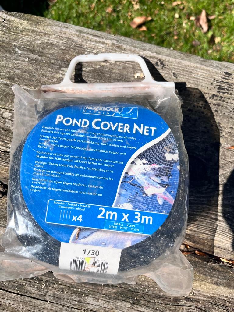 Hazelock Vijvernet 2x3m - Bescherming tegen roofdieren, Tuin en Terras, Ophalen of Verzenden, Nieuw