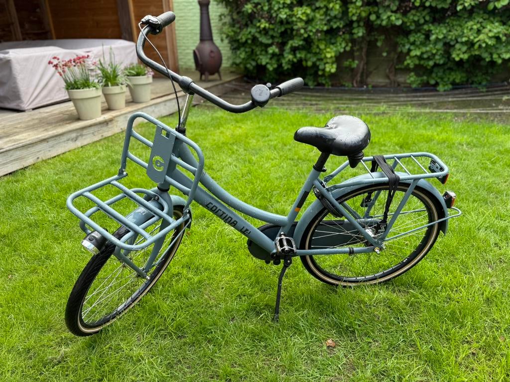 Cortina U4 24 inch kinderfiets blauw in goede staat, Fietsen en Brommers, Fietsen | Meisjes, Ophalen, Zo goed als nieuw, 24 inch