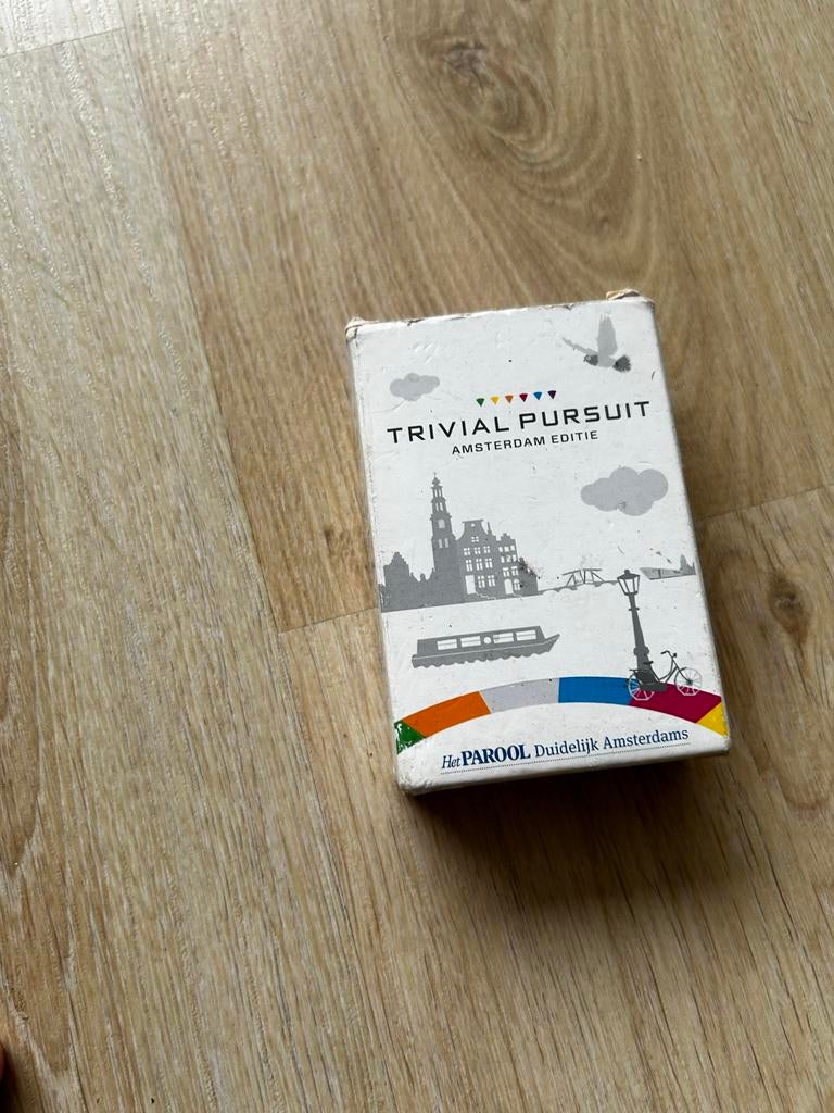 Trivial Pursuit Amsterdam Editie & Praat! of Daad! Spel, Drie of vier spelers, Ophalen, Gebruikt