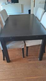 Eettafel met stoelen, Ophalen, Overige materialen, Gebruikt, 50 tot 100 cm