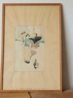 inkt, aquarel chinees Japans Anita Steijnick 1945., Ophalen