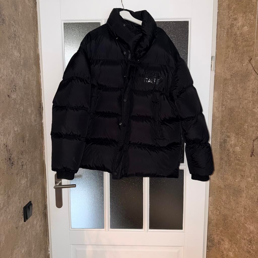 Dsquared milano jacket xxl, Kleding | Heren, Jassen | Winter, Ophalen of Verzenden, Zo goed als nieuw, Maat 56/58 (XL), Zwart