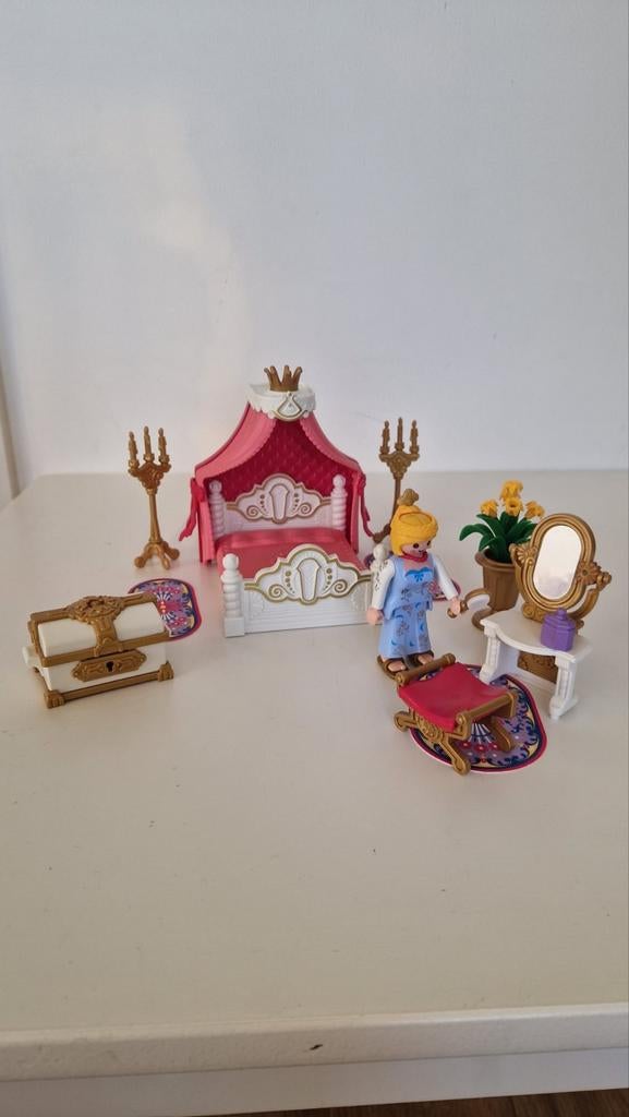 Playmobil Princess 9889 Prinsessen Slaapkamer Set, Ophalen of Verzenden, Zo goed als nieuw, Complete set