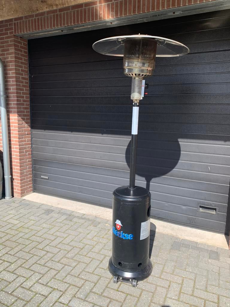 Terrasheater op gas 14 kW met automatische ontsteking, Ophalen, Gebruikt, Gas, Vloer