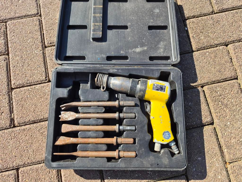 Rodcraft luchthamer met beitels in koffer, Ophalen of Verzenden