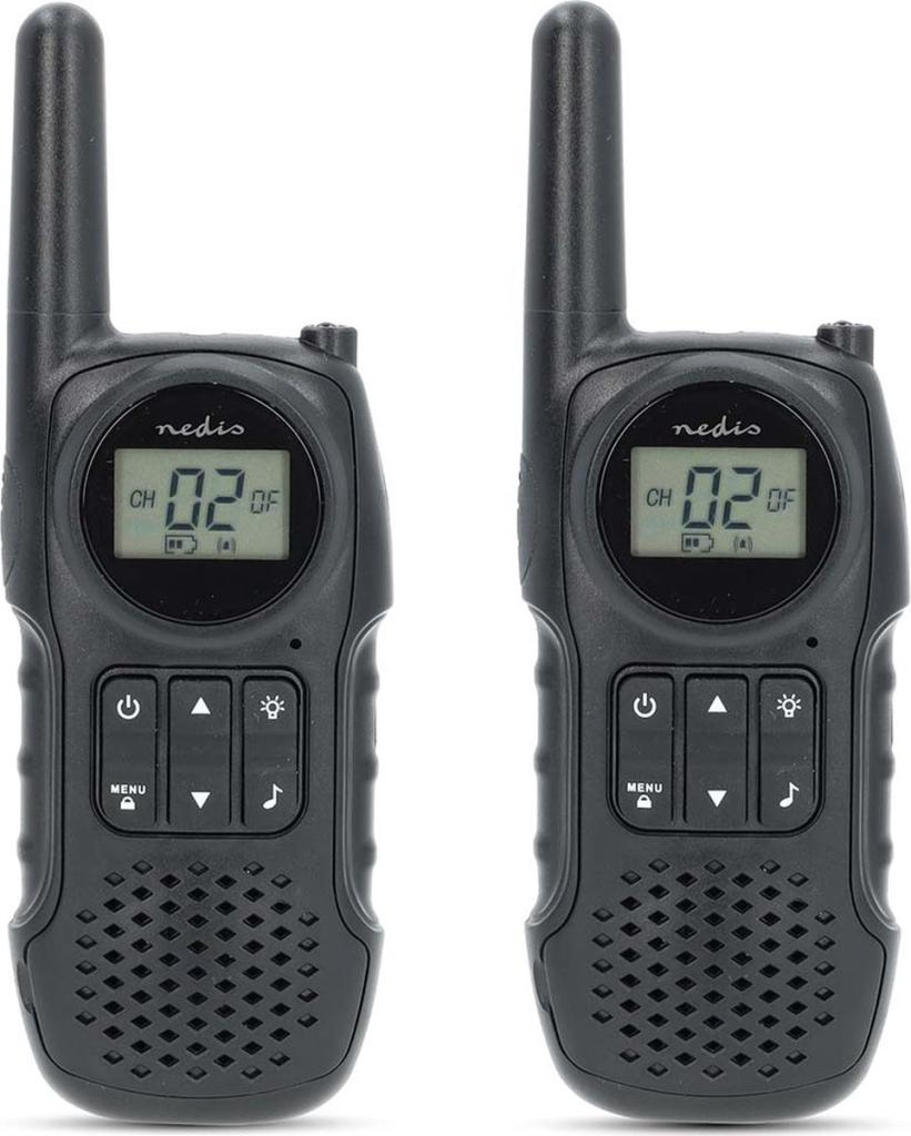 Nedis Walkie Talkie Set – 10 km – VOX/PTT – Zwart | Nieuw, De Tweeling 28, 5215MC s-Hertogenbosch, Nederland, Nedis BV, 5 tot 15 km