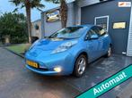 Nissan LEAF Base 24 kWh AIRCO Navi, Stof, Gebruikt, Blauw, Origineel Nederlands