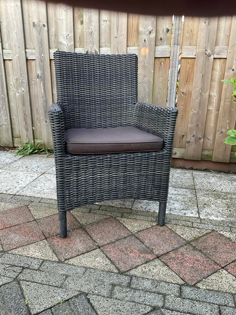 6 zgan tuinstoelen van hartman, Ophalen of Verzenden, Zo goed als nieuw, Kunststof