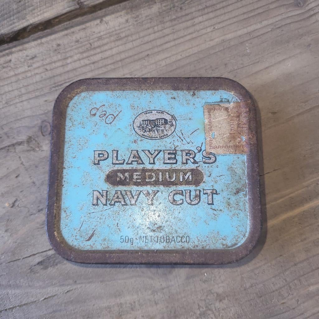 Vintage Players Navy Cut tabaksblikje - Verzamelobject, Verzamelen, Blikken, Gebruikt, Overige, Overige merken, Ophalen of Verzenden
