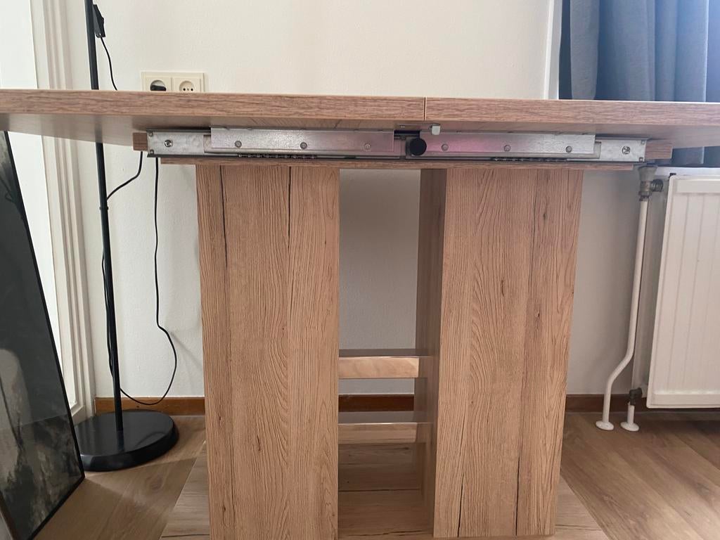 Houten hobby tafel / Bureau, Huis en Inrichting, Bureaus, Ophalen, Zo goed als nieuw