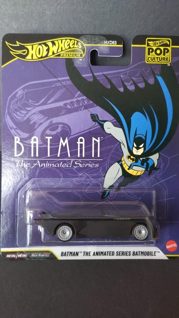 Batman Batmobile Animated Series 1:64 Hotwheels Pol, Auto, Verzenden, Nieuw, 1186MJ 1 NL