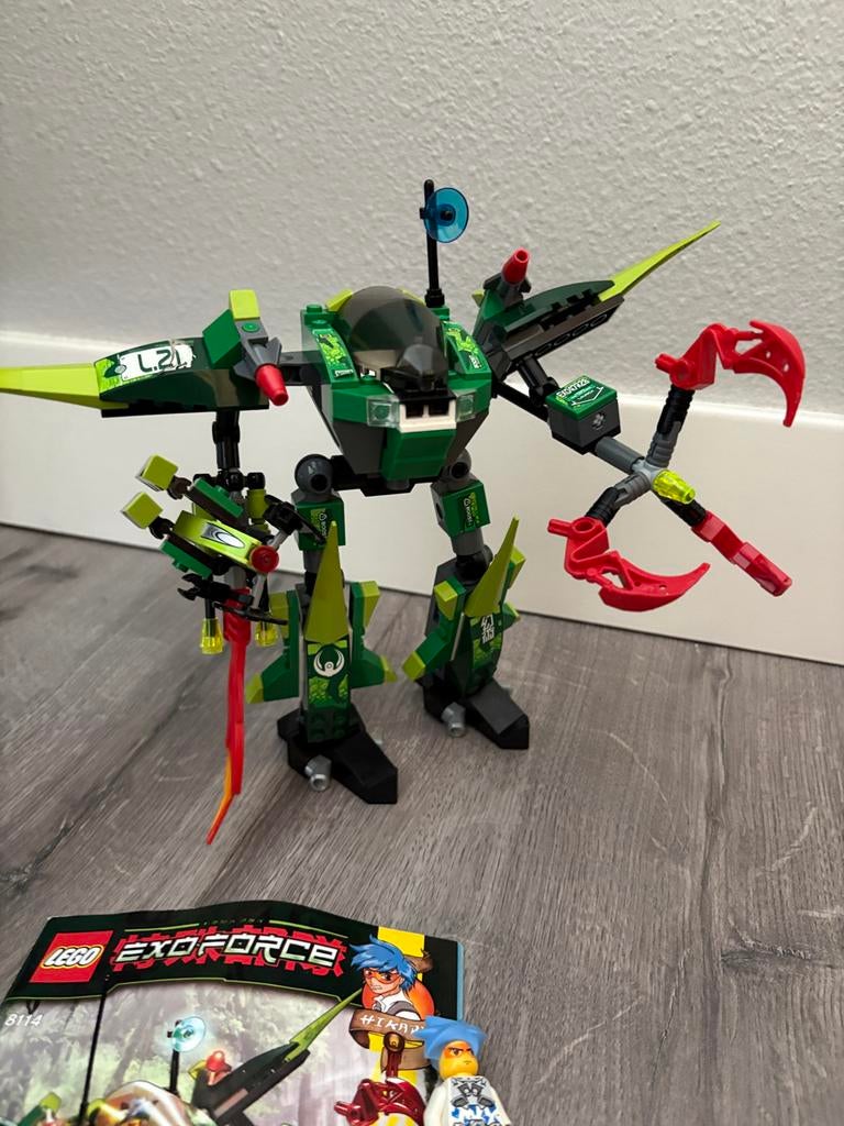 Lego Exo-Force 8114: Shadow Crawler - Compleet met boekje, Gebruikt, Overige thema's, Lego, Ophalen of Verzenden