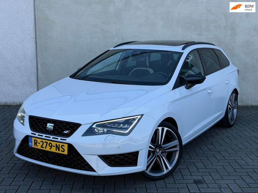 SEAT Leon ST 2.0 TSI Cupra 280 DSG Pano Dynamic Grau! Sound, Auto's, Seat, Bedrijf, Te koop, Leon, ABS, Adaptive Cruise Control