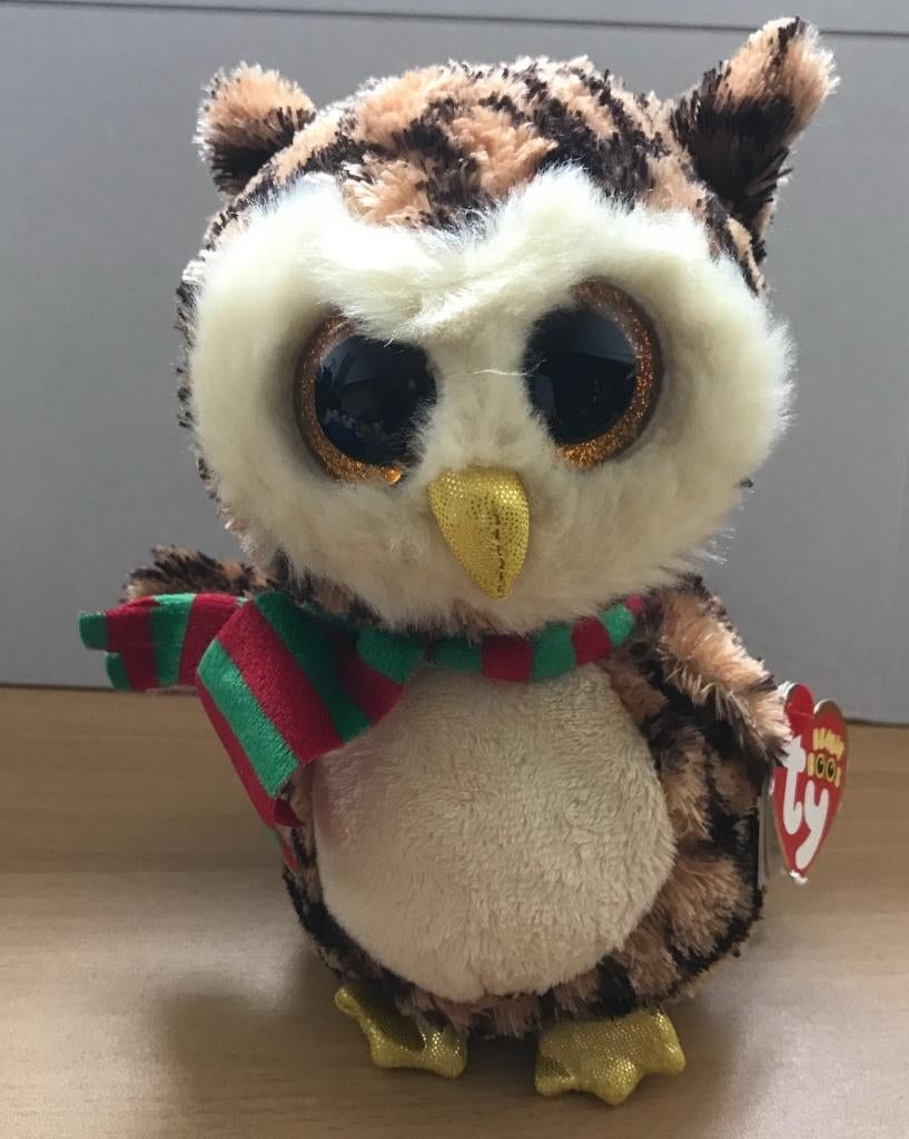 Ty Beanie Boo - Wise, Kinderen en Baby's, Speelgoed | Knuffels en Pluche, Ophalen of Verzenden, Nieuw, Overige typen, Ty