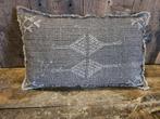 linnen kussen `WOONWINKEL RUSTIEK``, Ophalen of Verzenden, Nieuw, Bruin, Rechthoekig