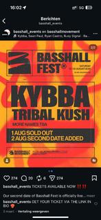 Bashall festival 1 augustus 2026, Tickets en Kaartjes, Drie personen of meer