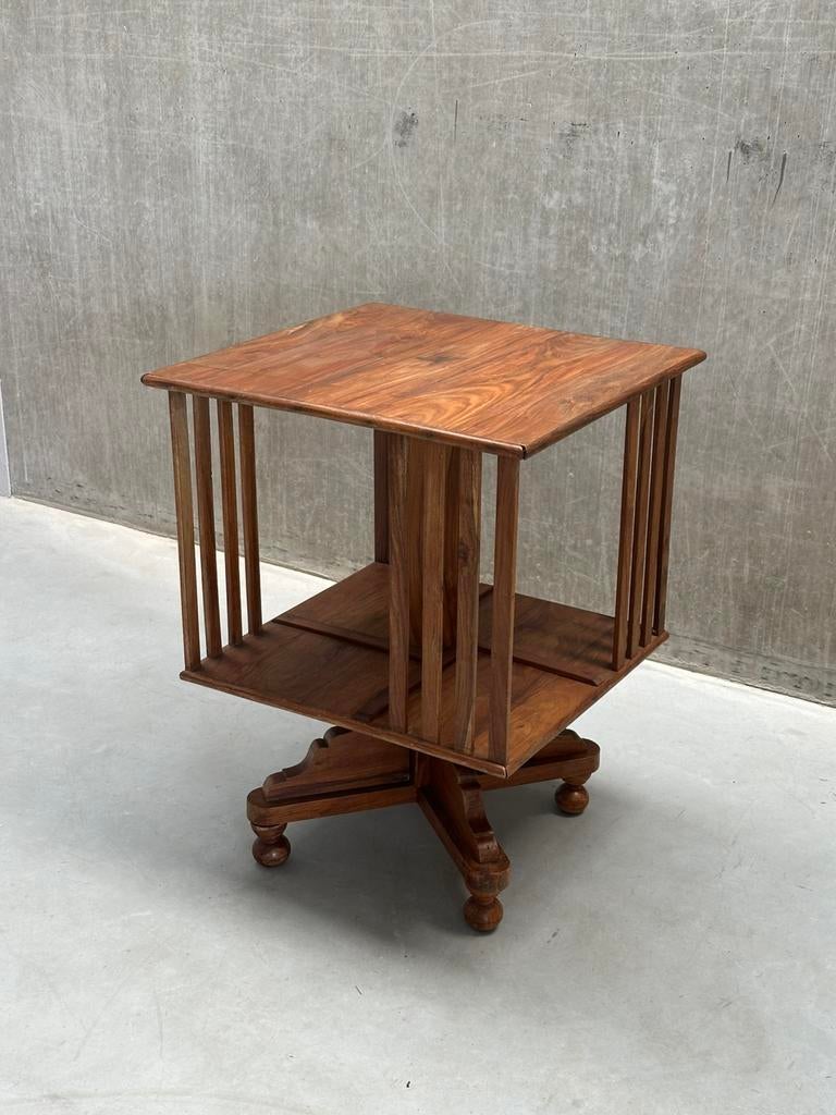 Art Deco Roterende Boekenmolen / Boekenkast, Ophalen, Zo goed als nieuw, X, X