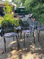 Metalen zwarte tuin armstoel van het Nederlandse merk Zuiver, Ophalen, Zo goed als nieuw, Metaal