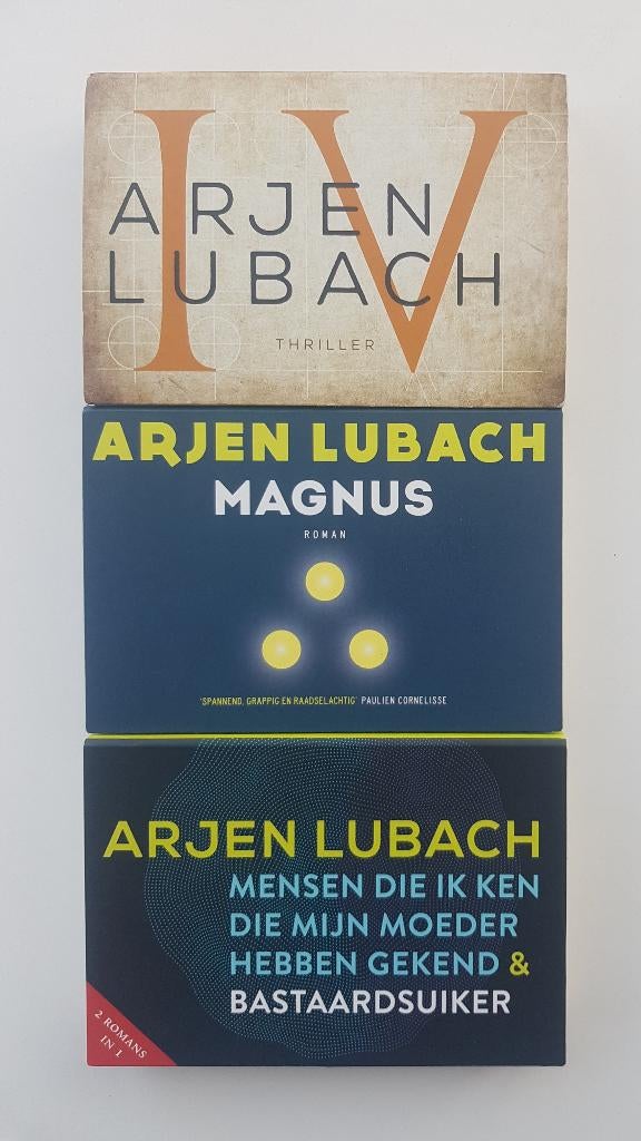 3x Dwarsligger Arjen Lubach oa. IV, Magnus, Bastaardsuiker, Ophalen of Verzenden, Arjen Lubach, Nederland