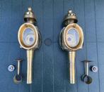 Set antieke koetslantaarns/ lampen van koper., Ophalen