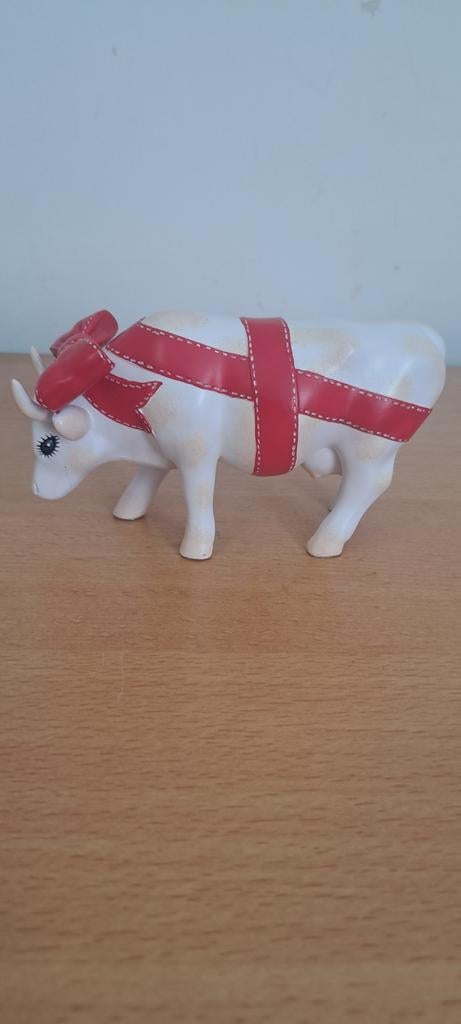 Cow Parade "Present" Aiko Iwamoto 2008 met doos en tag, Ophalen of Verzenden