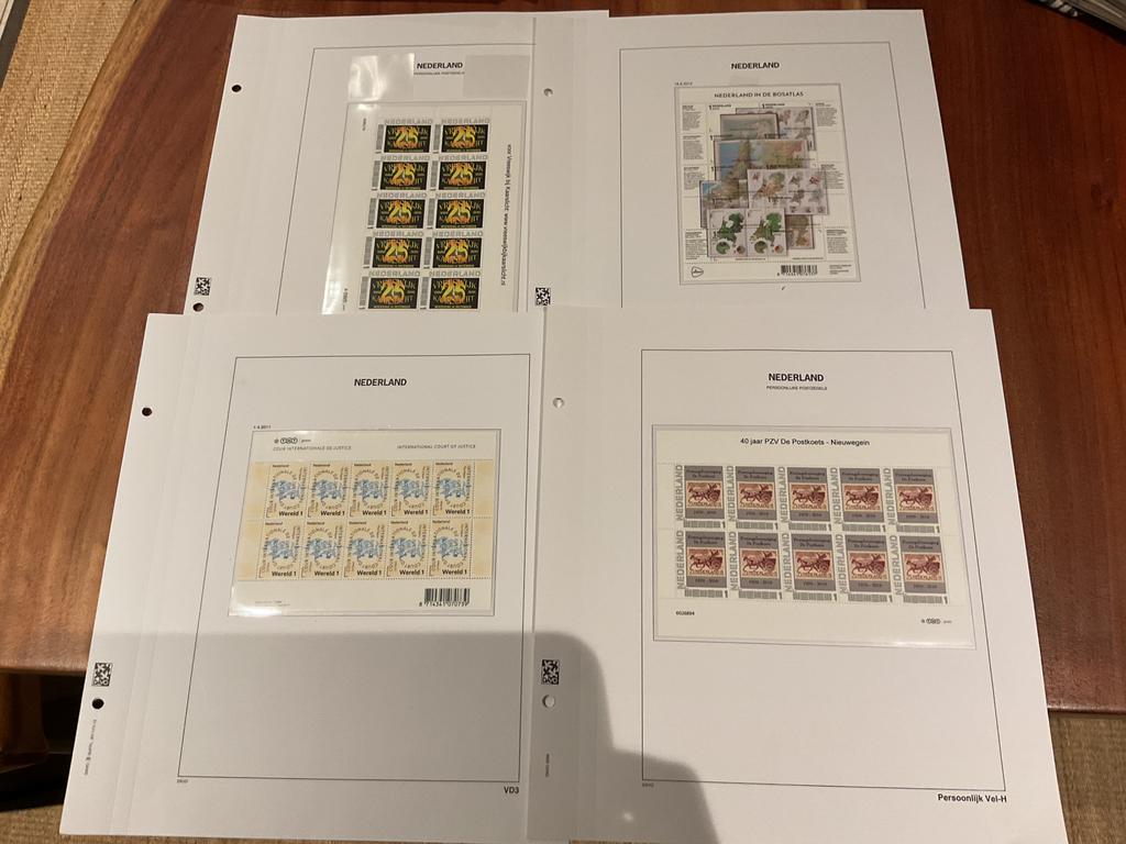 Persoonlijke postzegel op Davo blad, Verzenden