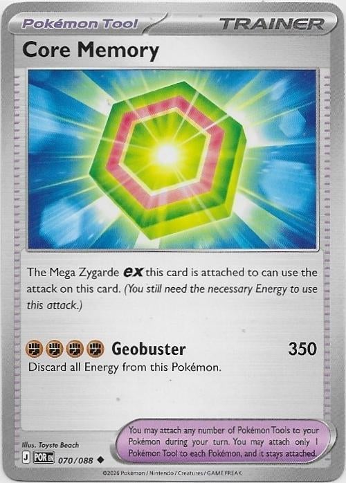 Perfect Order,  Core Memory [uncommon] 70/94, Verzenden, Nieuw, Losse kaart