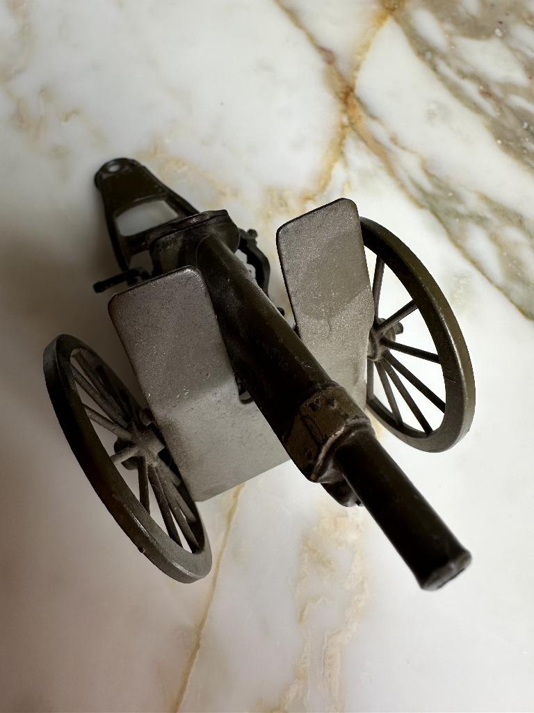 Leger Britains 34218/30 Royal Artillery Gun + aanhanger, Antiek en Kunst, Ophalen of Verzenden