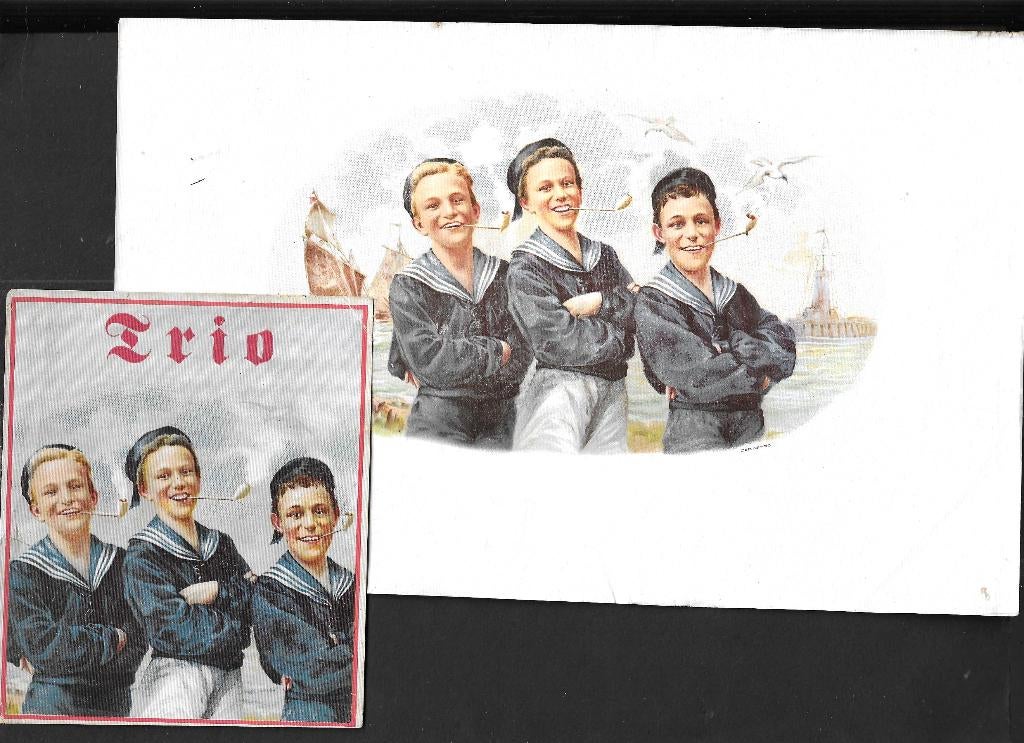 Etiket scan V4818, Verzamelen, Rookartikelen, Aanstekers en Luciferdoosjes, Ophalen of Verzenden, Gebruikt, Sigarenbandjes