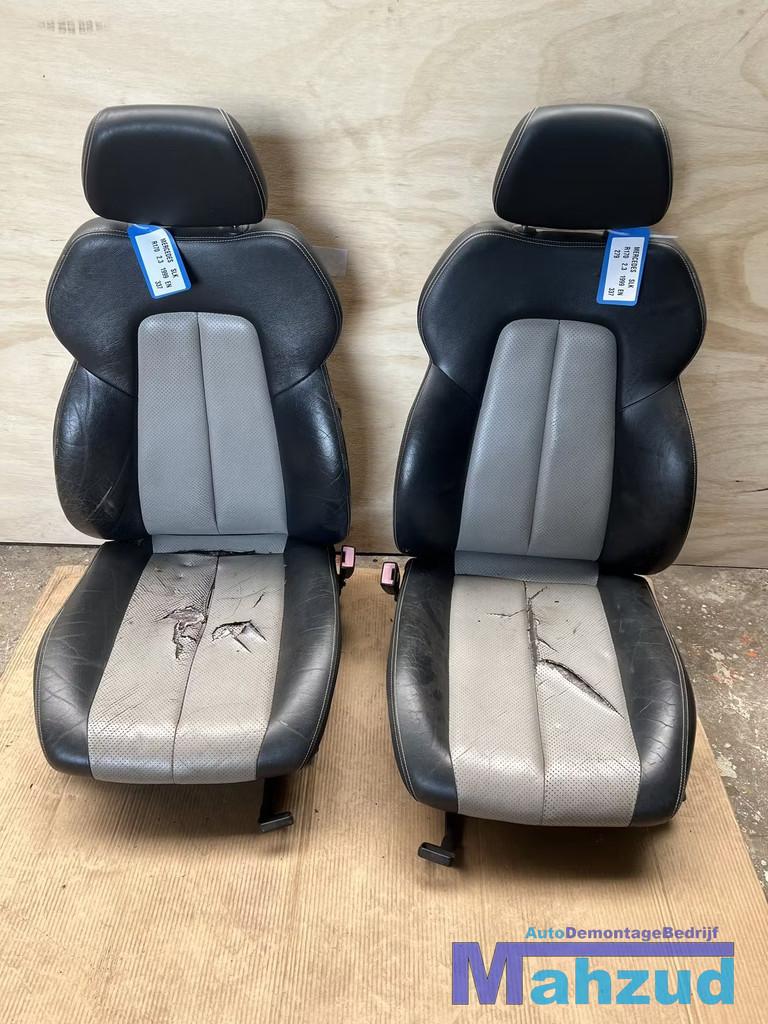 MERCEDES SLK R170 ZWART Beige interieur stoel 1996-2004, Auto-onderdelen, Gebruikt, Mercedes-Benz AG, Mercedes-Benz, Ophalen of Verzenden