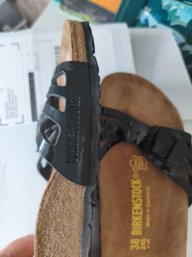 Birkenstock sandalen maat 38, Kleding | Dames, Schoenen, Zwart, Gedragen, Birkenstock, Sandalen of Muiltjes