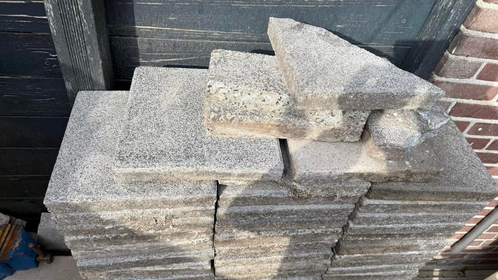 Gratis terrastegels van beton, Ophalen, Gebruikt, Minder dan 5 m², Beton