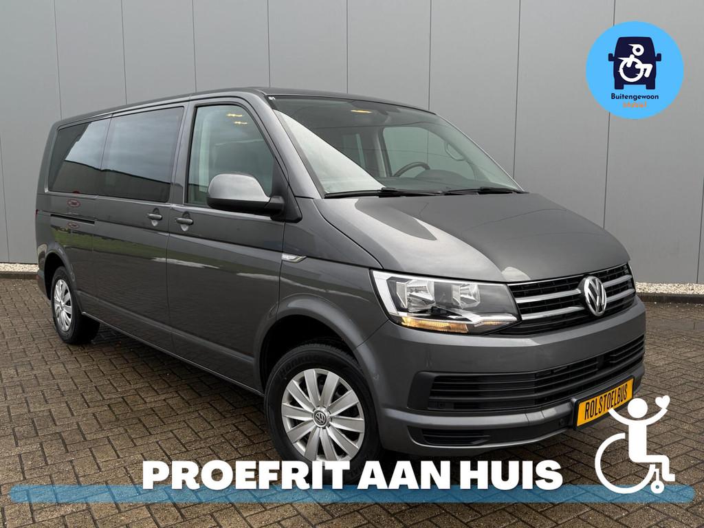 Volkswagen Transporter Multivan Caravelle Rolstoelbus ZELFRI, Auto's, Stof, Gebruikt, Zwart, 4 cilinders