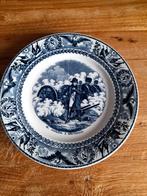 Antieke wandbord intocht Napoleon circa 1870, Ophalen of Verzenden