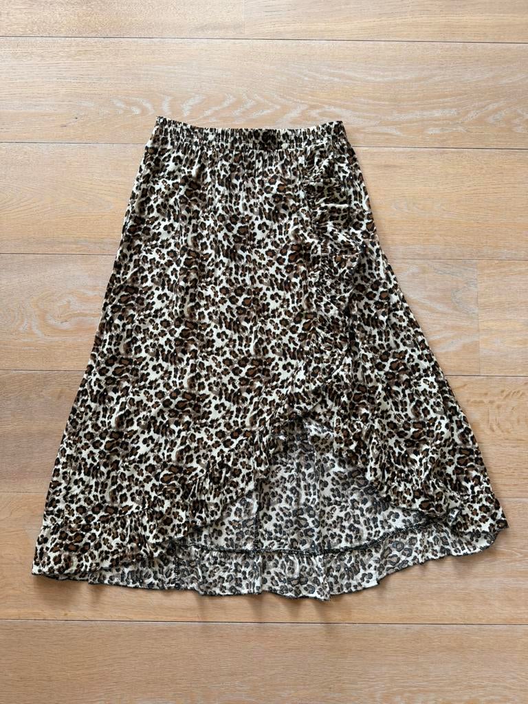 Rok met panterprint maat S/M van Fee Red, Kleding | Dames, Rokken, Maat 38/40 (M), Bruin, Ophalen of Verzenden, Zo goed als nieuw