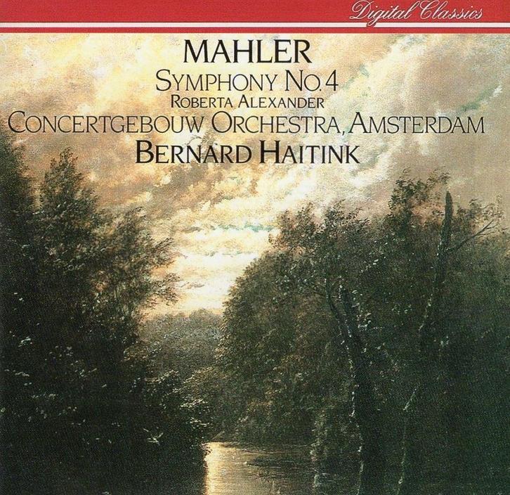 MAHLER SYMPHONY 4 Alexander COA HAITINK, Cd's en Dvd's, Cd's | Klassiek, Zo goed als nieuw, Orkest of Ballet, Romantiek, Verzenden