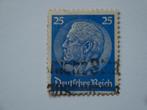 Kavel postzegel 25 Pfennig Duitse Rijk.  Hindenburg., Verzenden, BRD, Gestempeld