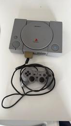 Playstation 1 (PS1) SCPH-5502 met voedingskabel & memorykaar, Ophalen of Verzenden, Gebruikt, Zonder controller, Met geheugenkaart