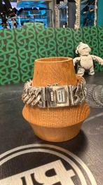 BUDDHA TO BUDDHA ARMBAND TYPE 080 E+ CHAIN BIG 20 CM €399,95, Ophalen of Verzenden, Zo goed als nieuw, Zilver, Zilver