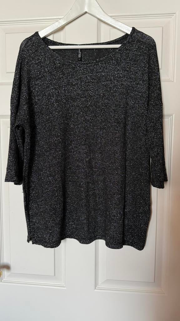 Laura Torelli zwarte glittertop maat M, Maat 38/40 (M), Zwart, Ophalen of Verzenden, Zo goed als nieuw