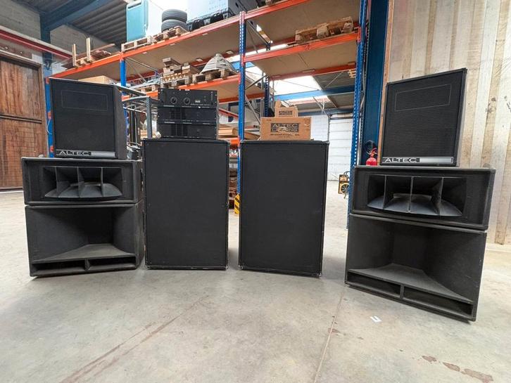 Zeldzame Altec Lansing PA set, Audio, Tv en Foto, Professionele Audio-, Tv- en Video-apparatuur, Gebruikt, Audio, Ophalen