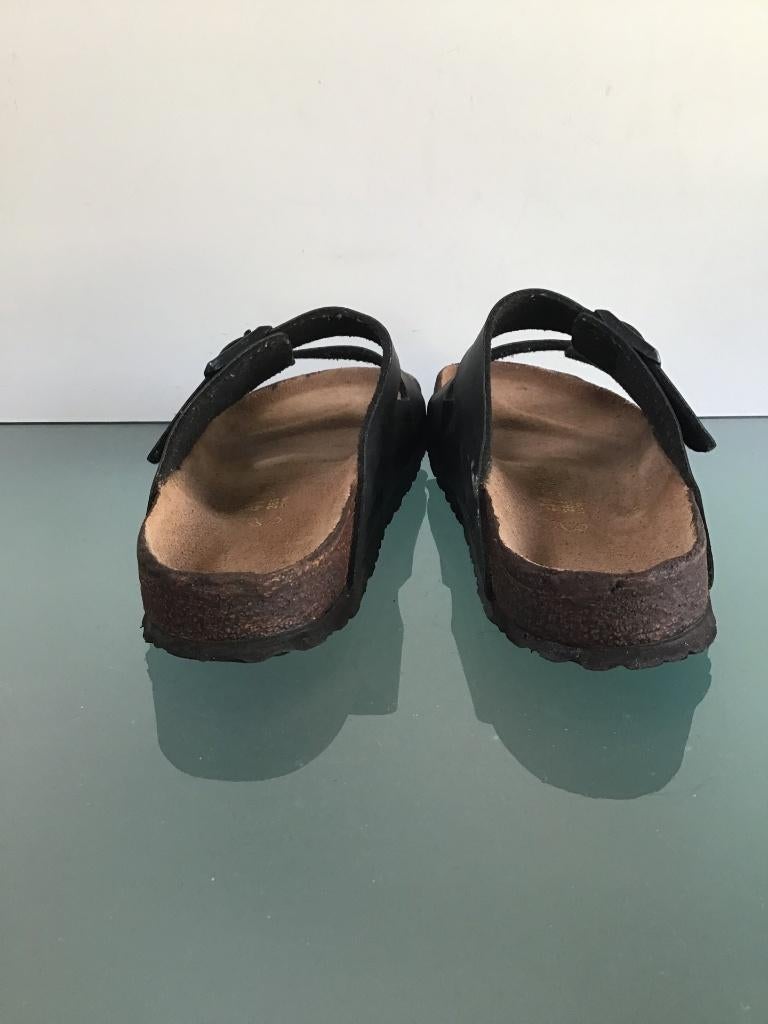 Birkenstock Gizeh 41 zwart | Gratis verzenden, Kleding | Dames, Schoenen, Slippers, Verzenden, Zwart, Zo goed als nieuw