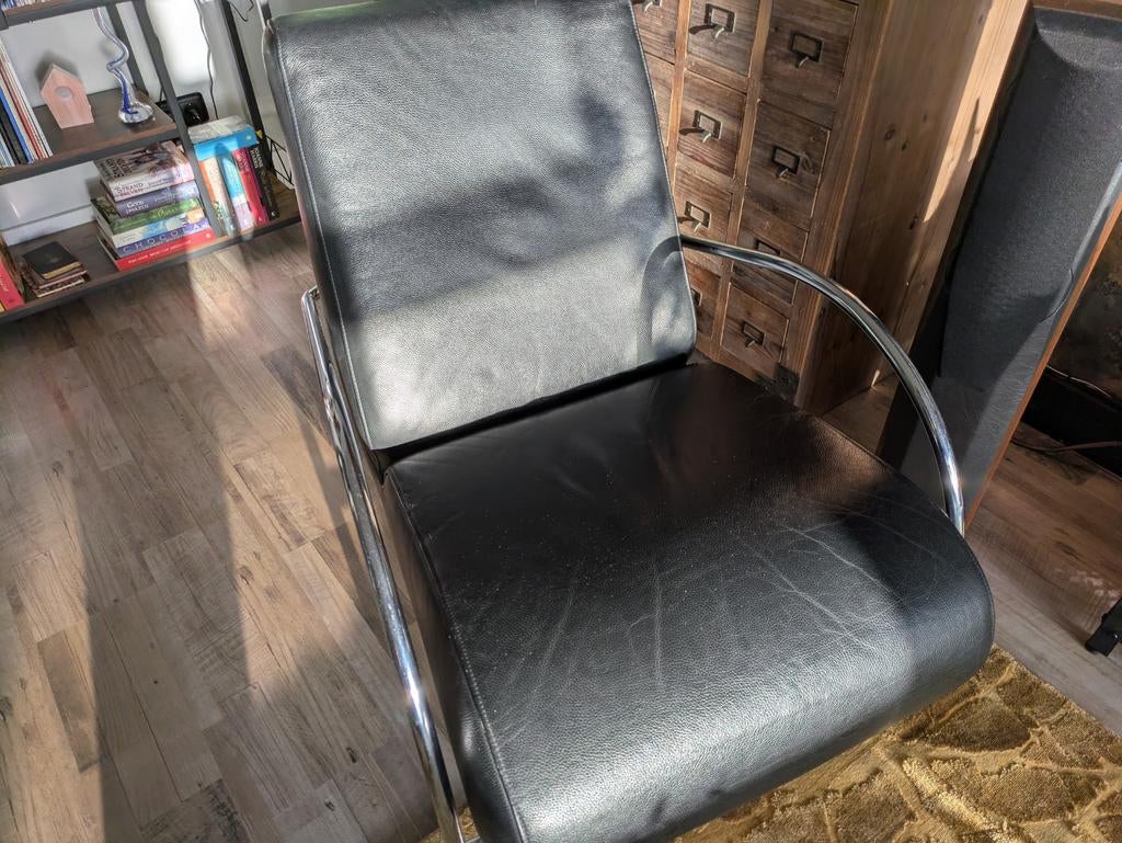 Leuke Fauteuil, Huis en Inrichting, Fauteuils, Ophalen, Zo goed als nieuw, 75 tot 100 cm, 50 tot 75 cm
