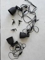 Spots donkergrijs, Huis en Inrichting, Lampen | Spots, Ophalen, Metaal of Aluminium, Zo goed als nieuw, Modern industrieel