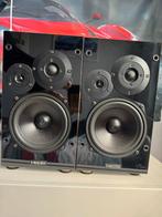 Hepta  luidsprekers nederlands handwerk, Gebruikt, 60 tot 120 watt, Front, Rear of Stereo speakers, Ophalen