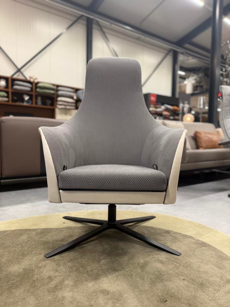Nieuw Montis Marvin Relaxfauteuil Stof leer Design stoel, Huis en Inrichting, Fauteuils, Nieuw, 75 tot 100 cm, Ophalen of Verzenden
